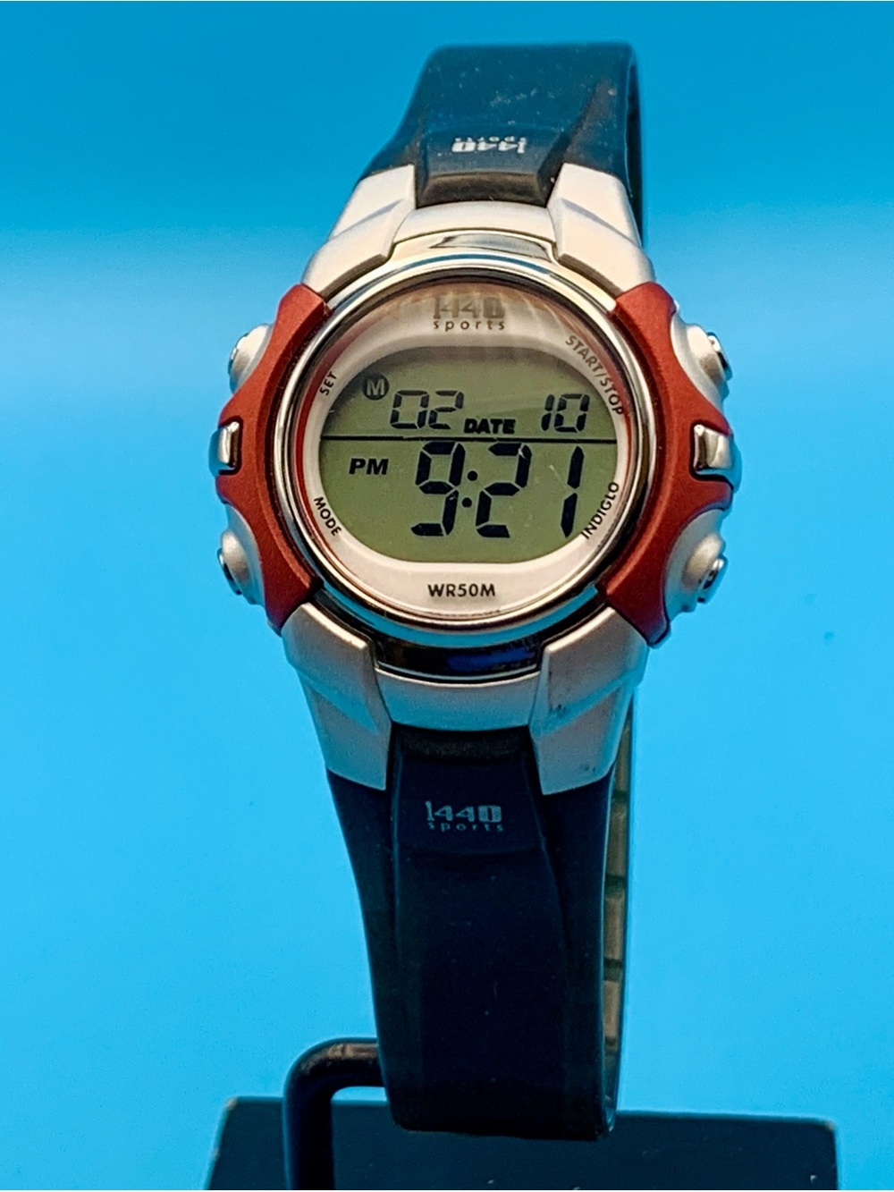 TIMEX 1440 SPORTS T5G841 Women’s 2013 Digital Wristwatch Chrono Working New Batt